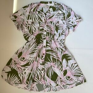 New With Tags Loft Palm Tree Dress